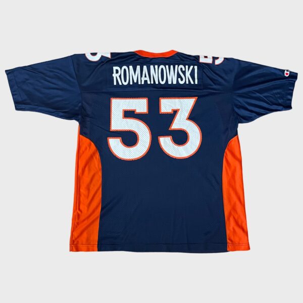 Maglia sportiva Champion NFL Broncos nr. 53 Romanowski taglia L retro